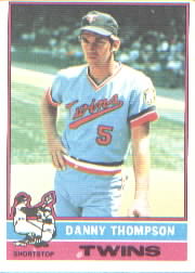 1976 Topps Baseball Cards      111     Danny Thompson